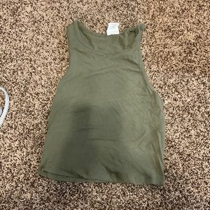 High neck tank top
